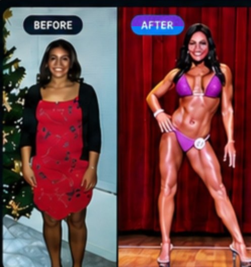 Melissa L. before and after