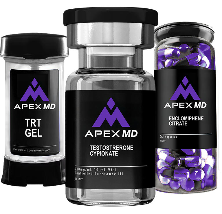 Apex MD testosterone therapy products