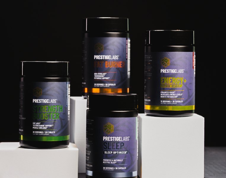 Prestige Labs Strength Booster, Fat Burner, Energy+ and Sleep