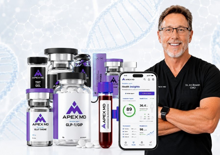 Apex MD products, advanced bloodwork and the member health app with Dr. Jim Bowen, CMO