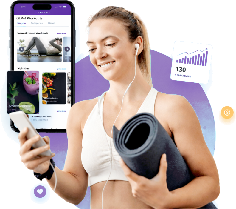 Apex MD Health Portal on a phone